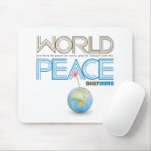 DAILY WORD® "World Peace" Mousepad Muismat (Met muis)