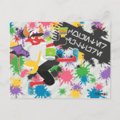 Daimon splash briefkaart (Voorkant)