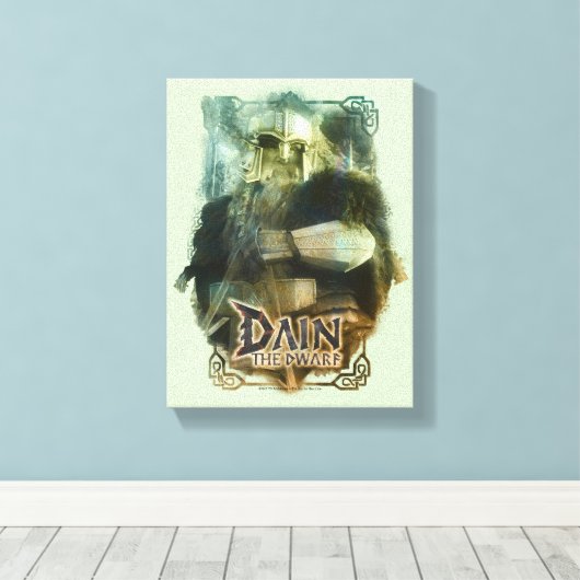 DAIN THE DWARF™ CANVAS AFDRUK (Insitu (Houten vloer))
