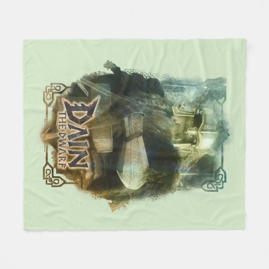 DAIN THE DWARF™ FLEECE DEKEN (Voorkant (Horizontaal))