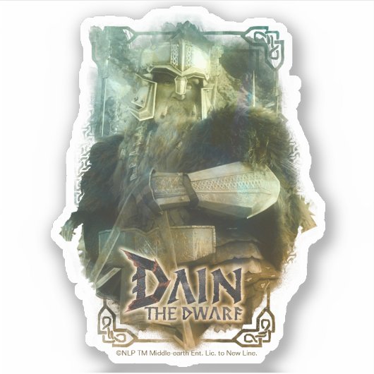 DAIN THE DWARF™ STICKER (Voorkant)