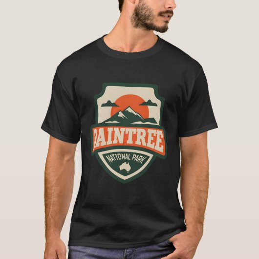 Daintree Australia � de eindeloze horizon van Aust T-shirt (Voorkant)