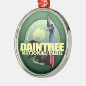 Daintree NP (Cassowary) WT Metalen Ornament (Links)