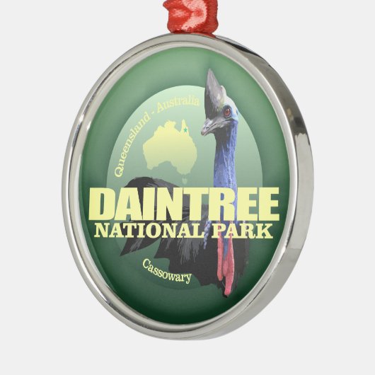 Daintree NP (Cassowary) WT Metalen Ornament (Links)
