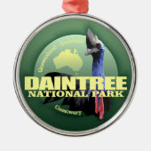 Daintree NP (Cassowary) WT Metalen Ornament (Voorkant)