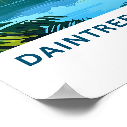 Daintree Rainforest Australia Reisprint Poster (Hoek)