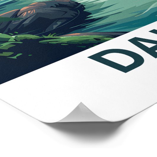 Daintree Rainforest Queensland Australië Reizen Poster (Hoek)