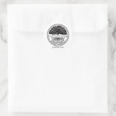 Daintree Rainforest Ronde Sticker (Tas)