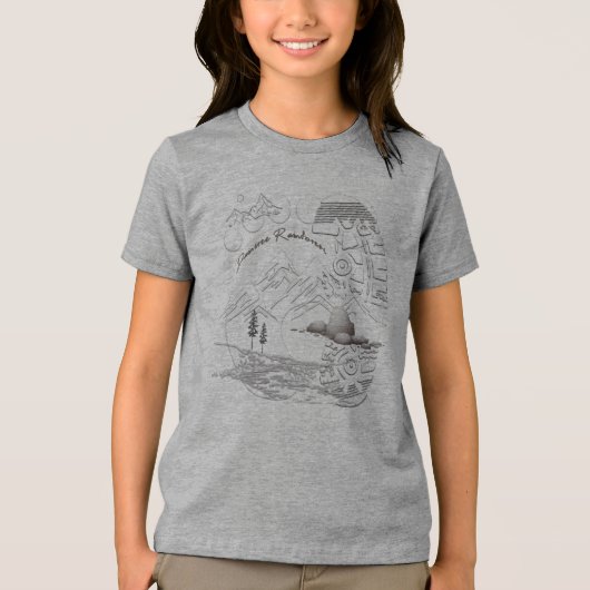 Daintree Rainforest Tri-Blend Shirt (Voorkant)