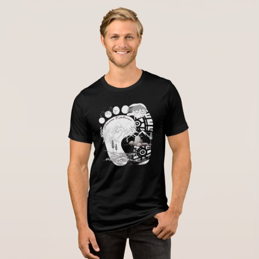 Daintree Rainforest Tri-Blend Shirt (Voorkant volledig)