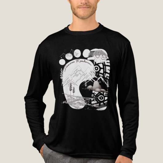 Daintree Rainforest Tri-Blend Shirt (Voorkant volledig)