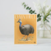 Daintree Raintree Cassowary Briefkaart (Staand voorkant)