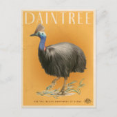Daintree Raintree Cassowary Briefkaart (Voorkant)