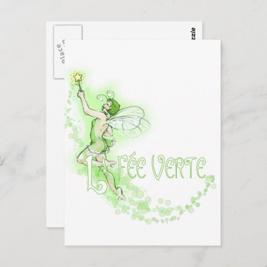 Dainty Absinthe La Fee Verte I Briefkaart (Voorkant / Achterkant)