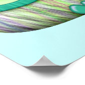 dainty aqua owl poster (Hoek)