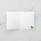 Dainty Berry Sweet Strawberry 1st Verjaardag Meisj Bedankkaart (Binnen)