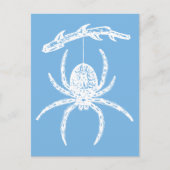 Dainty Blue Spider Briefkaart (Voorkant)