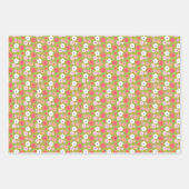 Dainty Boho Woodland Floral Pattern in Green Inpakpapier Vel (Voorkant 2)