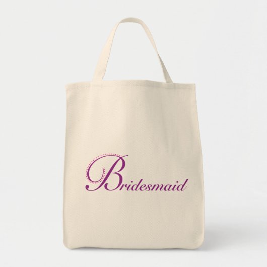 Dainty Bridesmaid Tote Bag (Voorkant)