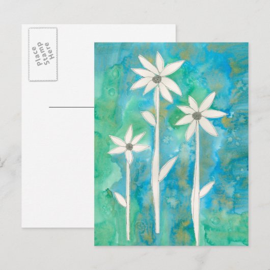 Dainty Daisies I Briefkaart (Voorkant / Achterkant)