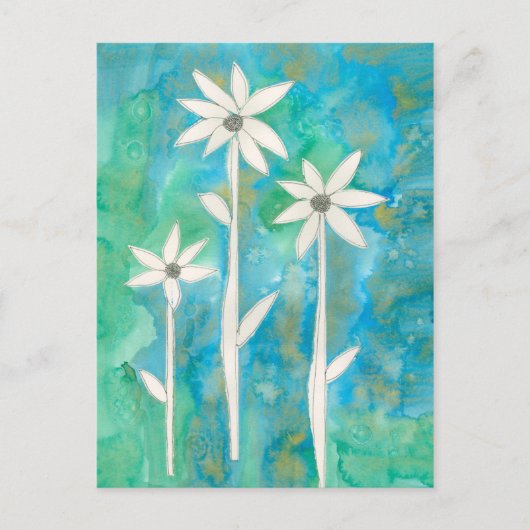 Dainty Daisies I Briefkaart (Voorkant)
