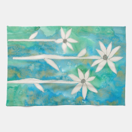 Dainty Daisies I Theedoek (Horizontaal)