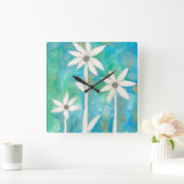 Dainty Daisies I Vierkante Klok (Huis)