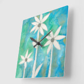 Dainty Daisies I Vierkante Klok (Hoek)