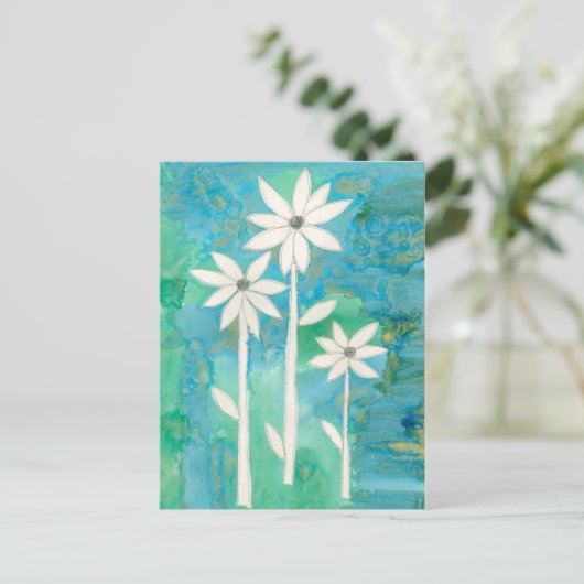 Dainty Daisies II Briefkaart (Staand voorkant)