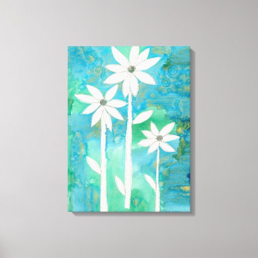 Dainty Daisies II Canvas Afdruk (Voorkant)