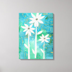 Dainty Daisies II Canvas Afdruk