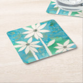 Dainty Daisies II Kartonnen Onderzetters (Schuin)