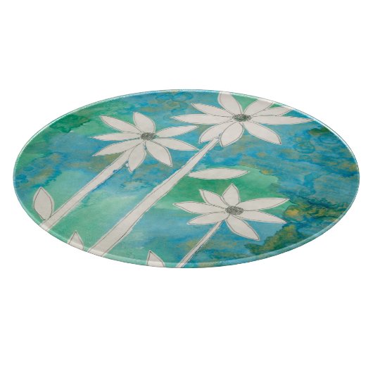 Dainty Daisies II Snijplank (Hoek)