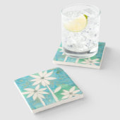 Dainty Daisies II Stenen Onderzetter (Zijkant)