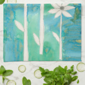 Dainty Daisies II Theedoek (Gevouwen)