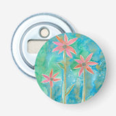 Dainty Daisies III Button Flesopener (Voorkant)