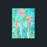 Dainty Daisies III Canvas Afdruk<br><div class="desc">Floral</div>