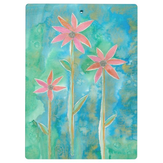 Dainty Daisies III Klembord (Achterkant)