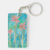 Dainty Daisies III Sleutelhanger (achterkant)