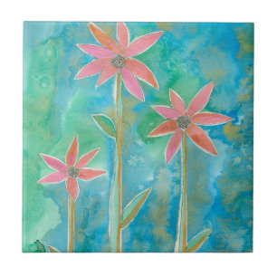 Dainty Daisies III Tegeltje