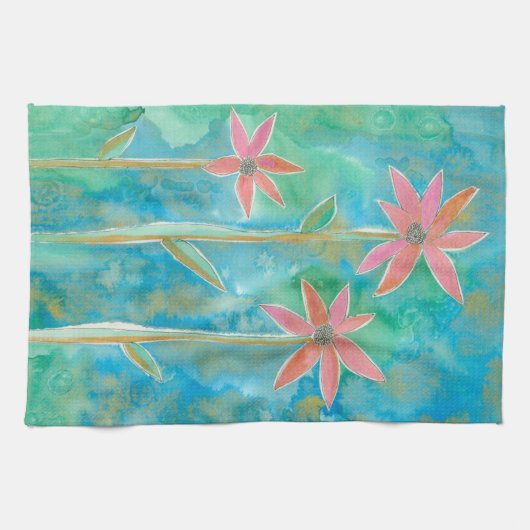 Dainty Daisies III Theedoek (Horizontaal)