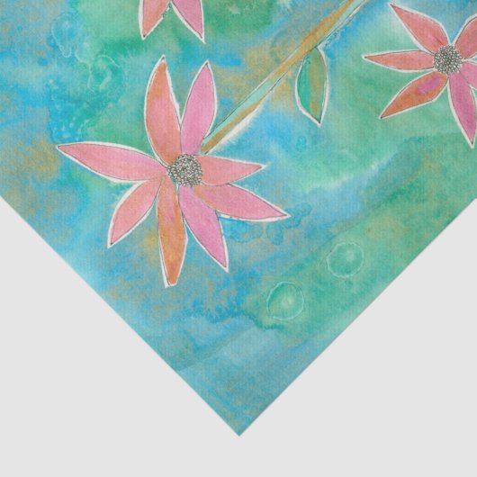 Dainty Daisies III Tissuepapier (Detail)