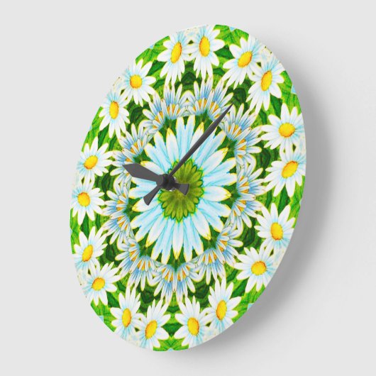 Dainty Daisy Delightful Fractal Grote Klok (Hoek)