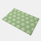 Dainty Daisy-deurmat (Sage Green & White) Deurmat (Schuin)