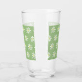 Dainty Daisy Glass Tumbler (Sage Green & White) (Links)