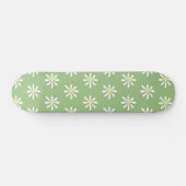 Dainty Daisy Skateboard (Sage Groen & Wit) (Horizontaal)