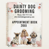 Dainty Dog Grooming Business Appointing Planner (Voorkant)