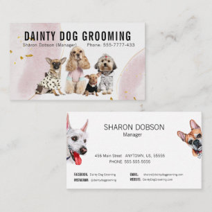 Dainty Dog Grooming Pet Visitekaartje