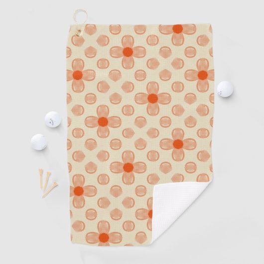 Dainty Dot Florals Golfhanddoek (Insitu)