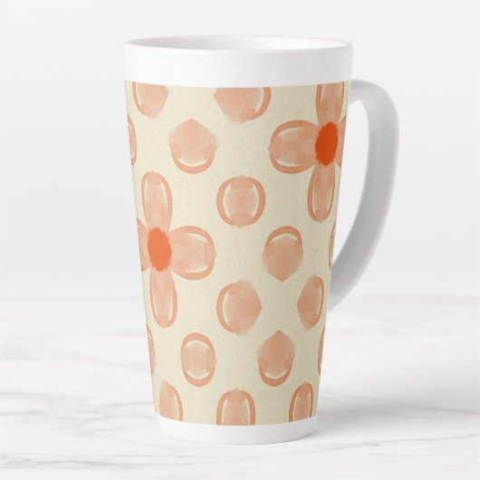 Dainty Dot Florals Latte Mok (Rechterhoek)